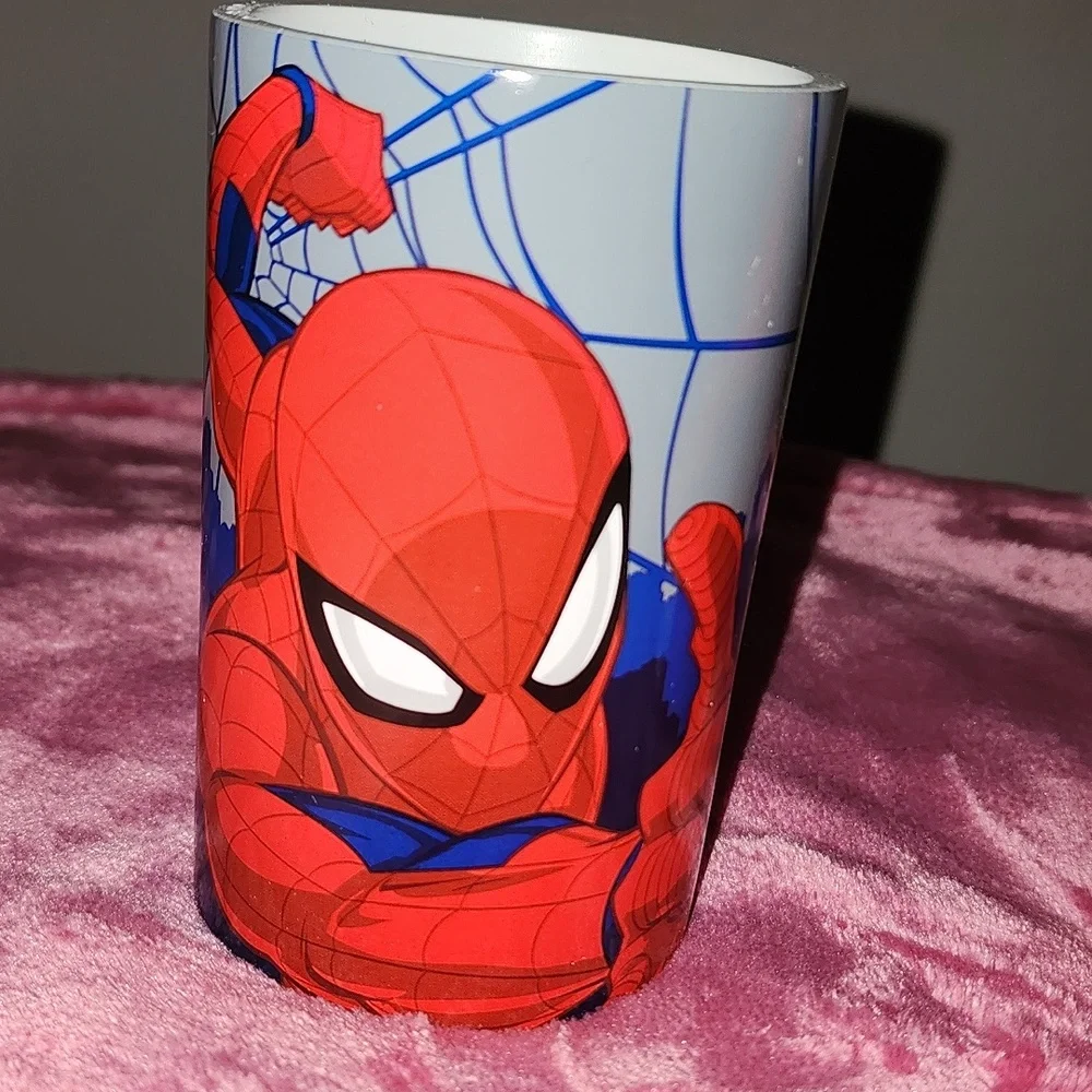 ✨️NWT SPIDERMAN 4PC BATHROOM SET / 2 TOWELS/ CUP/ SOAP HOLDER